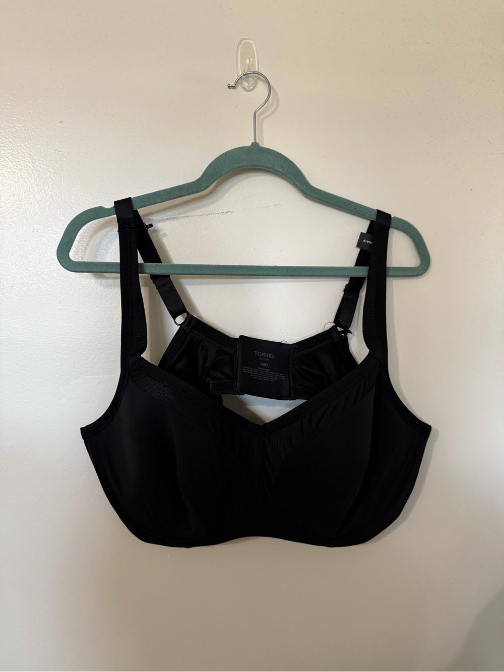 Torrid Black Supportive Active Sports Bra